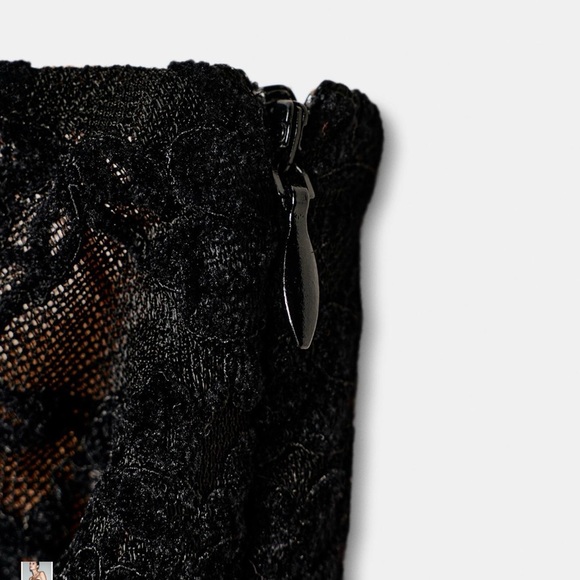 Sold out NWT Zara Black Lace Tank Top - Picture 7 of 9